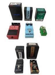 Collection Of Guitar Effects Pedals / Stomp Boxes: Axcess, Boss, Hotone Skyline, RCA - #S19-3