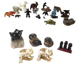 Large Collection Of Vintage Animal Figurines - #S4-1