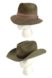 John B. Stetson 4X Beaver & Suede Fedora Hats - #S5-5