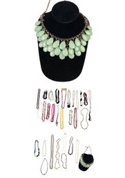 Collection Of Costume Jewelry Necklaces - #S14-3