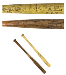 Mickey Mantle Louisville Slugger & Ron Swoboda Louisville Pro Stadium Giveaway Baseball Bats  - #S2-5