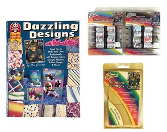 Posh Impression Rainbow Sponge Ink Kits, Sponges & Craft Book By Dee Gruenig - #S3-3