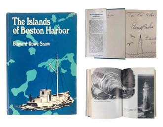 (Autographed) The Islands Of Boston Harbor, 1630-1971 By Edward Rowe Snow - #S7-4