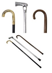 Collection Of Crook & Fritz Handle Walking Canes - #S14-F