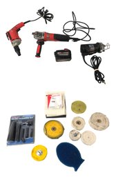 Milwaukee 5' Grinder, Screwdriver & M18 Redlithium Battery Pack, Rotozip DR1 & More - #S2-1