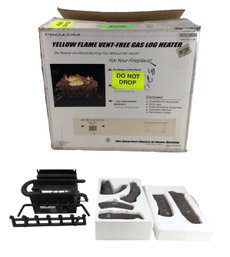 Yellow Flame Vent-Free Gas Log Heater By ProCom - #S12-F