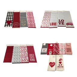 Collection Of Valentine's Day Kitchen Towels, NEW WITH TAGS - #S19-3