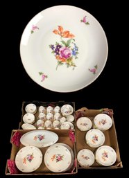 Haas & Czjzek Porcelain 90-Piece Dish Set (Made In Czechoslovakia) - #BT-F