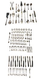 1847 Rogers Bros. Old Colony 1911 Pattern Flatware Set & Assorted Serving Utensils - #S11-6