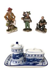 Collection Of Arnart Creation Bruno Porcelain Figurines & Chinese Tea Set - #S8-5