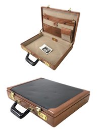 Vintage Franzen-Prestolock Leather Briefcase - #S8-1