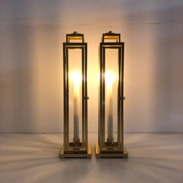 Home Reflections Metal Lanterns With Remote (BRAND NEW) - #S13-1