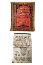 Bacon's Popular Atlas Of The World, Published By G W Bacon & Co. Limited, Copyright 1910 - #S1-3