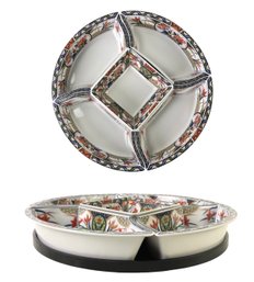 Chinese Ceramic Dim Sum Lazy Susan Serving Tray - #S10-2