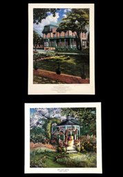 Signed Julie Jacobsen Limited Edition Prints, 'Mary Anne's Spring' & 'Parkin Mansion' - #S27-1
