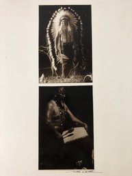 1981 Native American Black & White Photographs, Signed John Venti - #S13-3