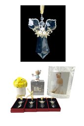 Valerie Hill Crystal Angel Ornaments, Precious Moments Figure, Lead Crystal Frame & More - #S3-4