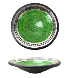 Glass Mosaic & Ceramic Decorative Centerpiece Bowl - #S7-2
