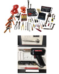 Weller Solder Gun, Wood Chisel Set, Router Bits, Household Tool Kit, Wrench Set & More - #S10-4