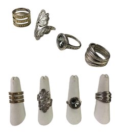 Collection Of Sterling Silver Rings (Including Anna Beck) - #JC-B