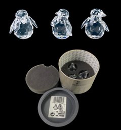 Swarovski Crystal Baby Penguins With Original Box - #FS-6