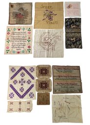 Collection Of 19th Century Embroidery Samplers - #S10-3