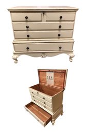 Vintage Chippendale Style West Branch Cedar Chest, Pale Yellow - #BR