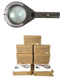 Bright Eye Magnifier Lamps By Levenger - Set Of 9 (NEW) - #S14-1