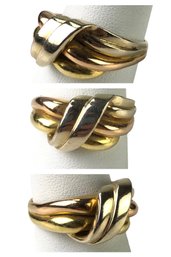 18K Yellow Gold Ring, Men's Size 10-3/4 - #JC-B