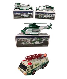 Hess Helicopter & Rescue Truck, Truck & Space Cruiser, Truck & Tractor, Emergency Ladder - #S3-1