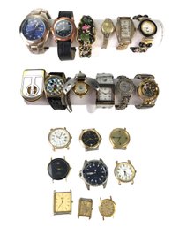 Collection Of Wristwatches & Cases: Benrus, Seiko, & More - #JC-L