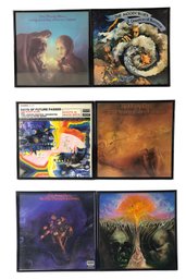 Collection Of Framed Moody Blues Vinyl Records - #S3-3