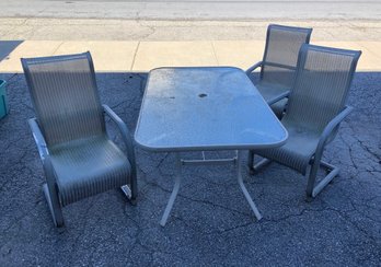 Outdoor Rectangular Patio Table Set - #LSOB