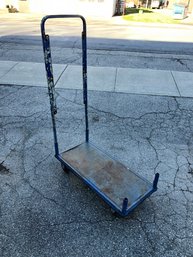 Blue Industrial Metal Cart - #LSOB