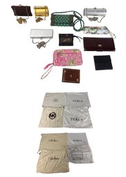 Collection Of Clutch Bags, Wallets & Dust Bags By Coach, Michael Kors, Prada & More - #S14-3