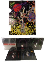 Collection Of KISS Double Platinum & Solo Vinyl Records / 1978 KISS Poster - #S8-3