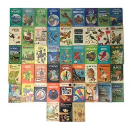Large Collection Of Golden Guides Books: Ecology, Bird Life, Plants, Casino Games, Wine & More - #S7-1