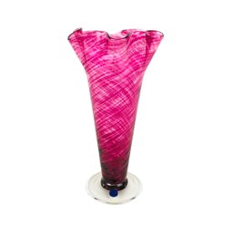 Larson Crystal Hand Blown Glass Vase - #FS-5