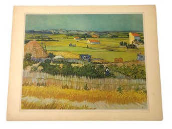 The Harvest Art Print By Vincent Van Gogh - #S28-2R
