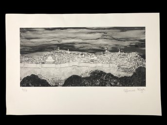 'Jerusalem' Limited Edition Print No. 6/18, Signed Ufemia Rizk - #S28-3
