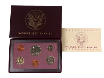 United States Mint 1993 Uncirculated Bank Coin Set - #21