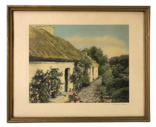 Authentic Wallace Nutting Process Picture, 'Primrose Cottage' - #RBW-W