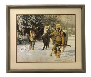 1981 'Breaking Camp' Framed Art Print By Don Stivers - #RBW-W