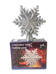 Lighted Snowflake Christmas Tree Topper Projector (NEW) - #S2-3