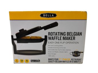 Bella Rotating Belgian Waffle Maker, NEW IN BOX - #S3-3