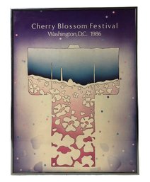 Framed 1986 Cherry Blossom Festival Poster, Washington, DC - #R2