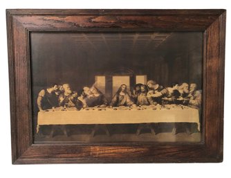 Leonardo Da Vinci The Last Supper Framed Art Print - #S19-F