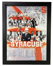 Team Autographed Syracuse Orange Men's Basketball Poster - #R3
