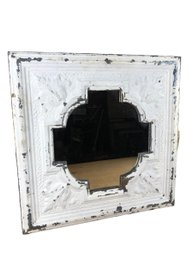 Shabby Chic Square Tin Tile Wall Mirror - #S19-FL