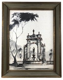 Architectural Gate Framed Art Print By John Hulse - #2